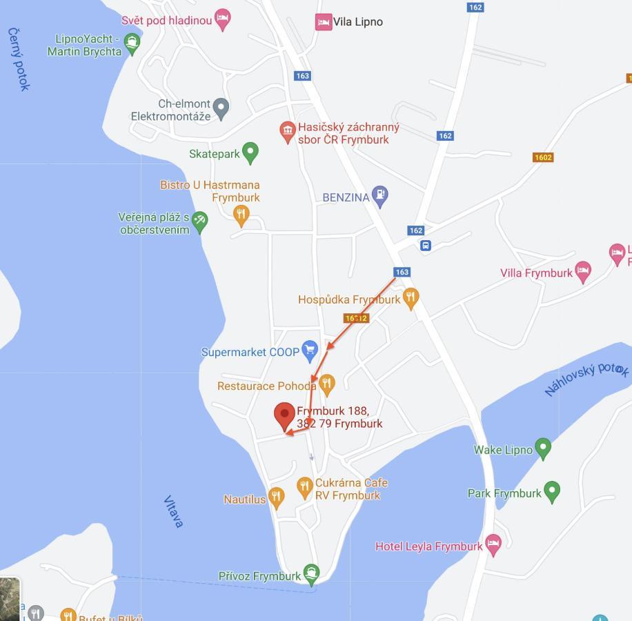 Apartmany V Ulicce Frymburk Luaran gambar